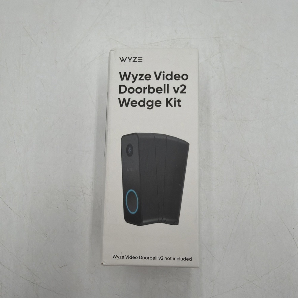 Wyze Lifestyle Video Doorbell Camera v2 Wedge Kit, 3 Mounting Bracket Black